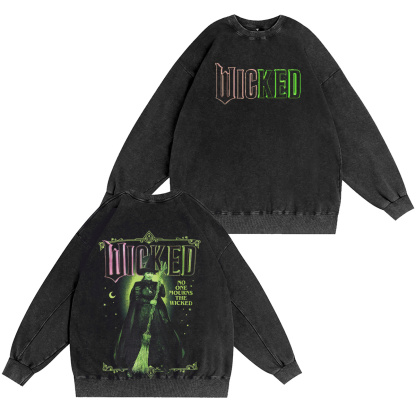 Wicked Elphaba Portrait Women's Oversized Washed T-shirt/Crewneck/Hoodie