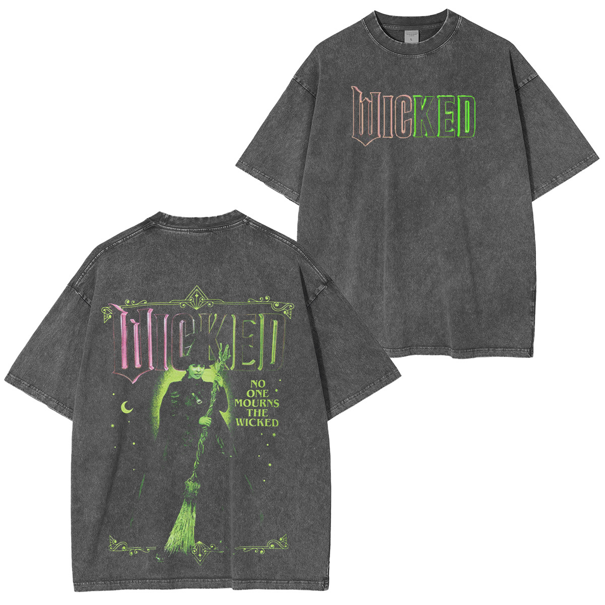 Wicked Elphaba Portrait Women's Oversized Washed T-shirt/Crewneck/Hoodie
