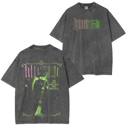Wicked Elphaba Portrait Women's Oversized Washed T-shirt/Crewneck/Hoodie