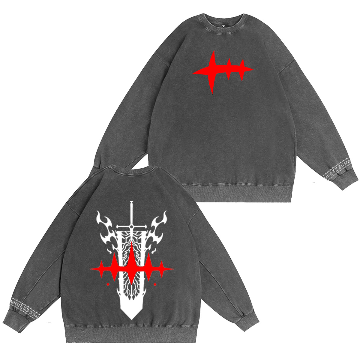Black Clover Vintage washed T-shirt/Crewneck/Hoodie