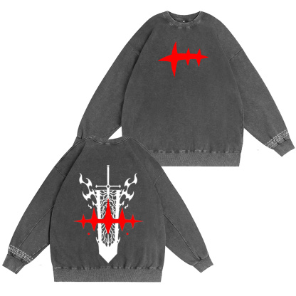 Black Clover Vintage washed T-shirt/Crewneck/Hoodie