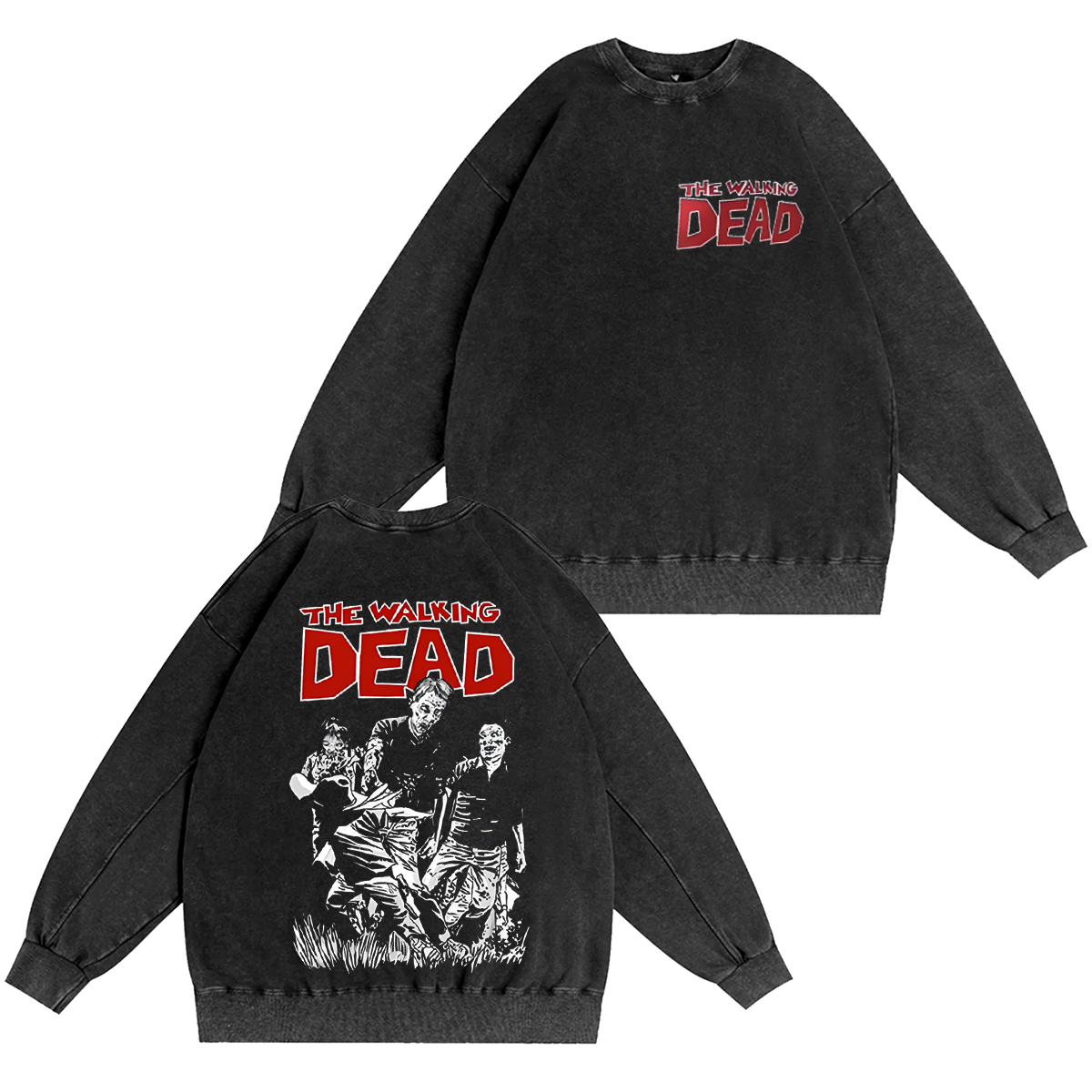 The Walking Dead Vintage Washed T-shirt/Crewneck/Hoodie