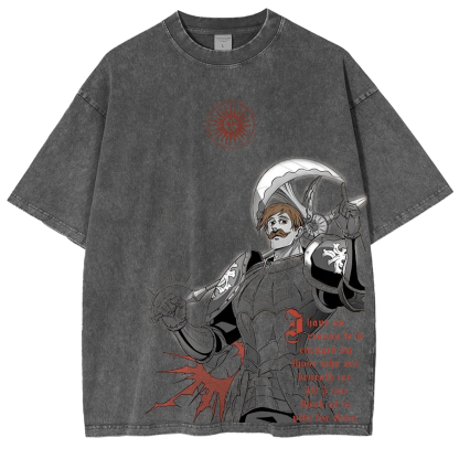 Escanor's Pride: Rise of the Sin of Pride in Anime Vintage T-shirt/Crewneck/Hoodie