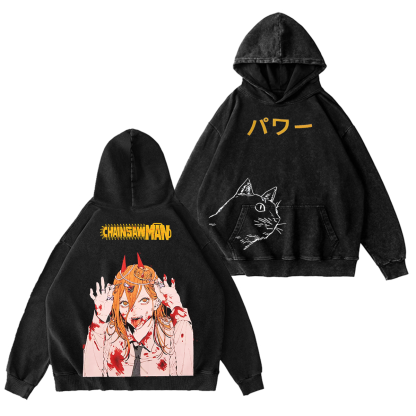Chainsaw Man Washed T-Shirt /Crewneck/Hoodie