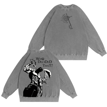 EscanorSevenDeadlySins  Oversized Washed T-shirt/Crewneck/Hoodie