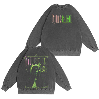 Wicked Elphaba Portrait Women's Oversized Washed T-shirt/Crewneck/Hoodie
