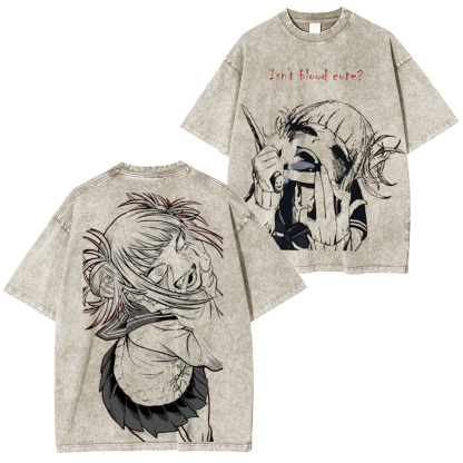Himiko Toga My Hero Academia Anime Vintage Oversized T-shirt/Crewneck/Hoodie