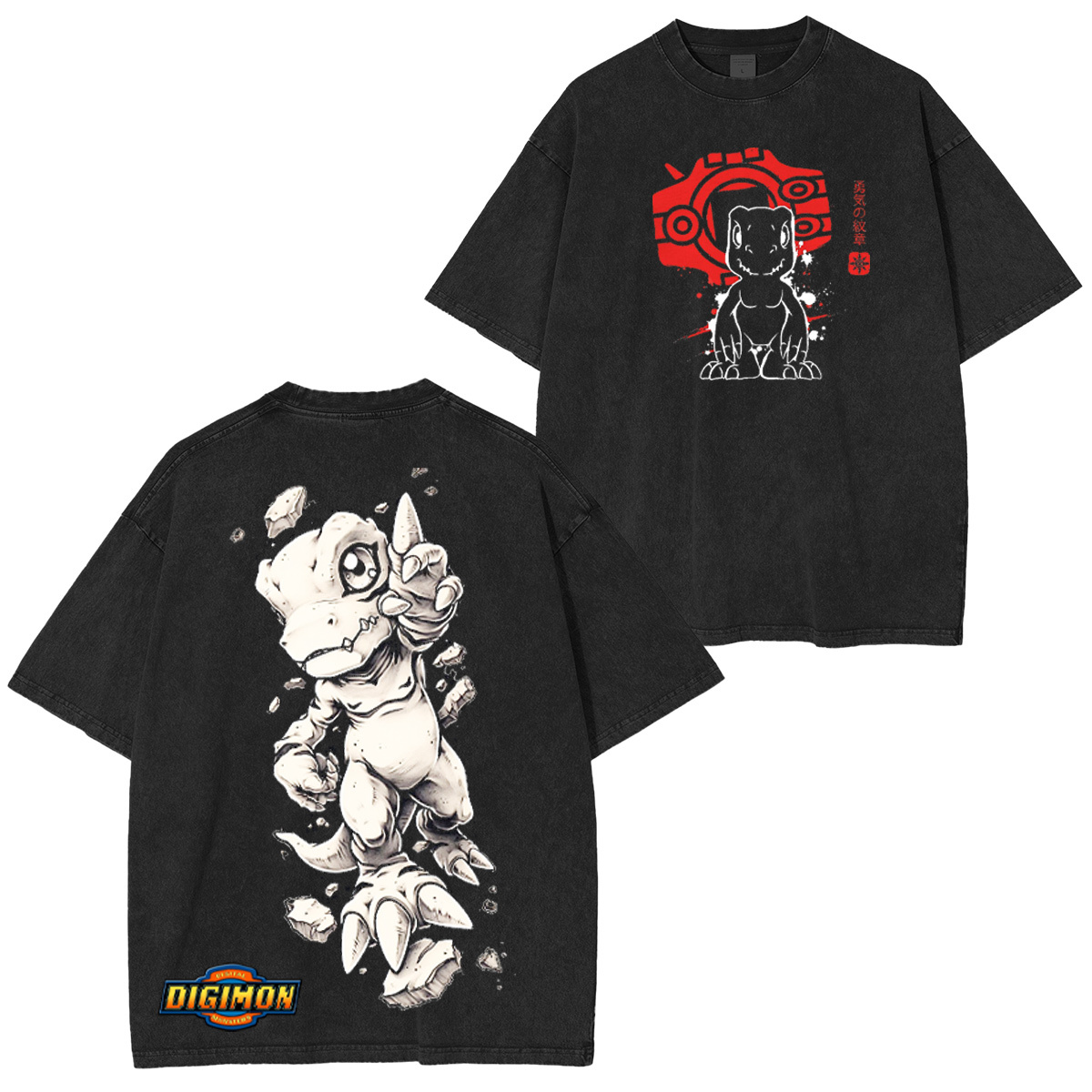 Agumon Digimon Oversized T-shirt/Crewneck/Hoodie