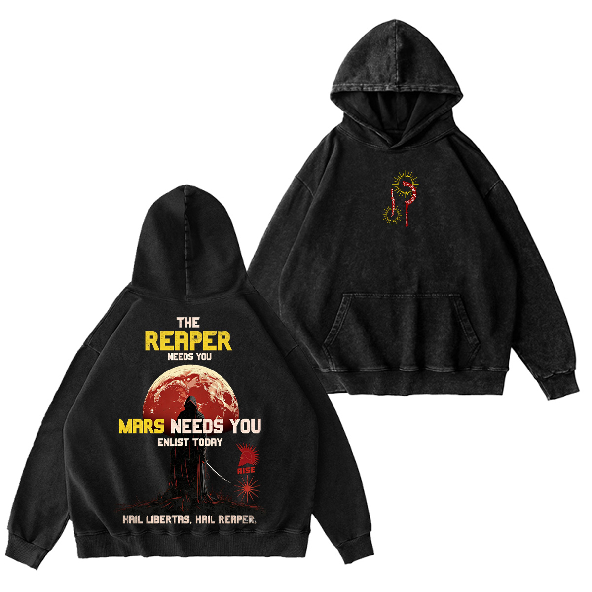 Red Rising Oversized T-shirt/Crewneck/Hoodie