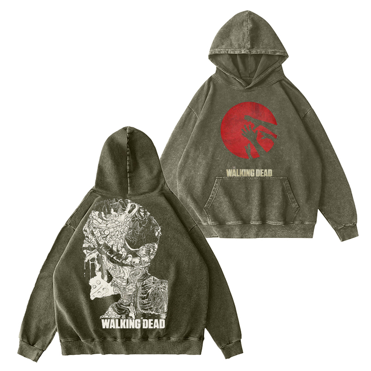 The Walking Dead Vintage Washed T-shirt/Crewneck/Hoodie