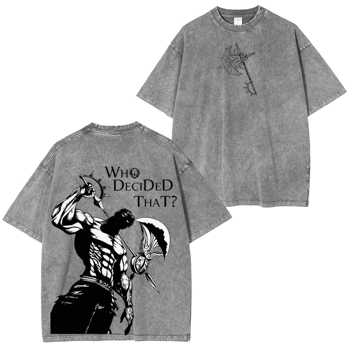EscanorSevenDeadlySins  Oversized Washed T-shirt/Crewneck/Hoodie