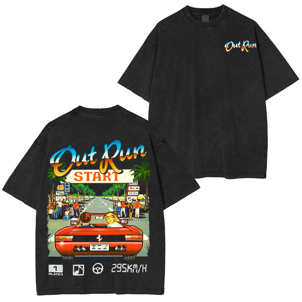 Retro Out Run Oversized T-shirt/Crewneck/Hoodie