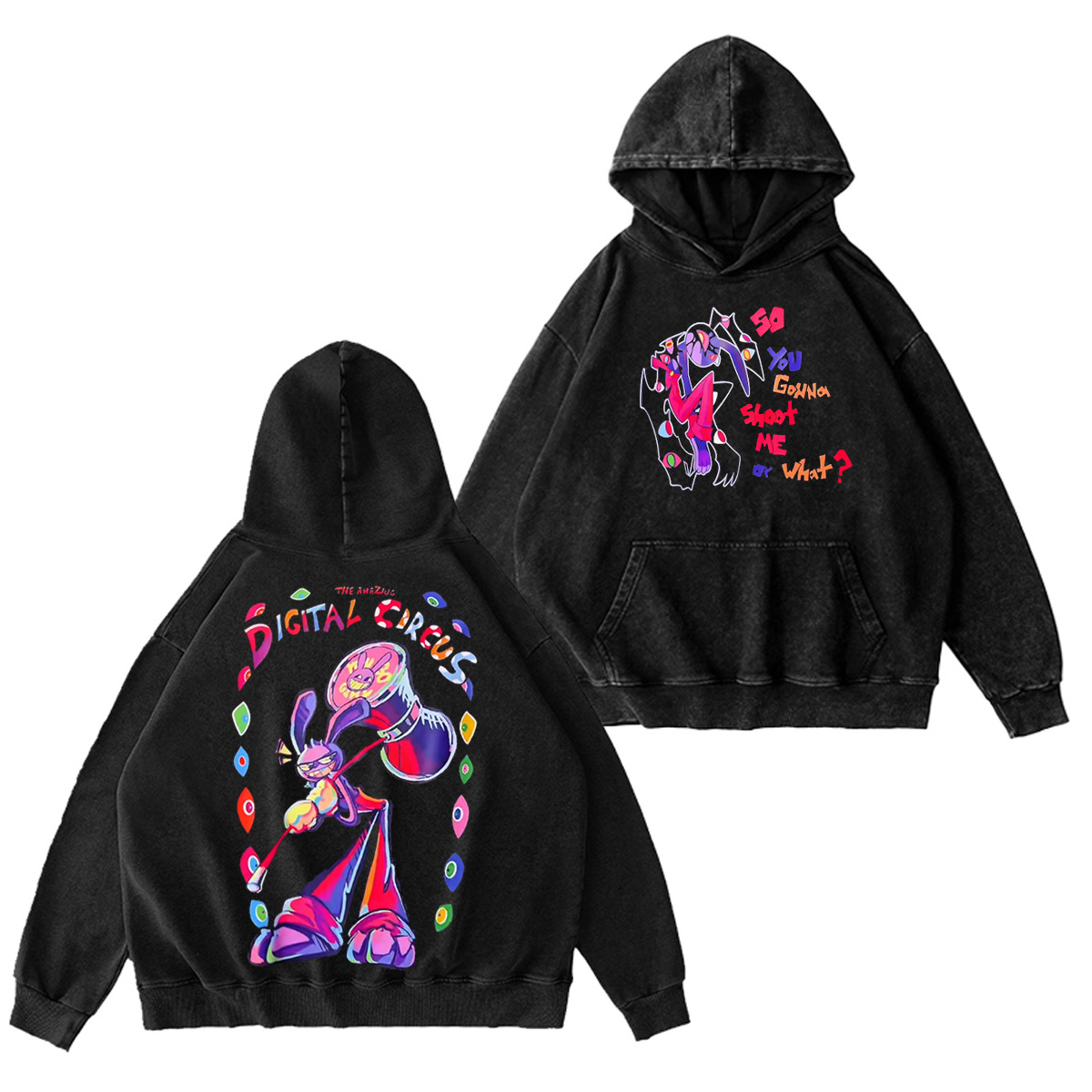 Jax The Amazing Digital Circus Oversized T-shirt/Crewneck/Hoodie