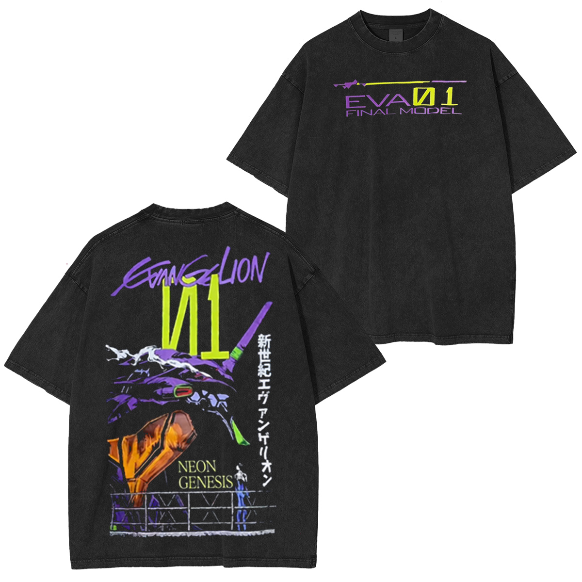 Neon Genesis Evangelion EVA 01 Oversized T-shirt/Crewneck/Hoodie