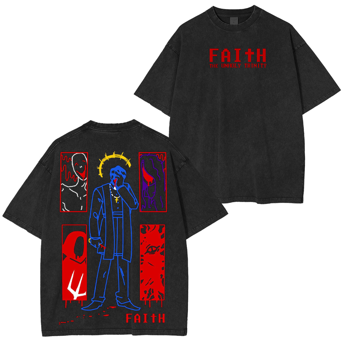 FAITH The Unholy Trinity Oversized T-shirt/Crewneck/Hoodie