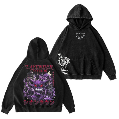 Lavender Town x Gengar Oversized T-shirt/Crewneck/Hoodie