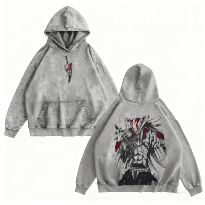 Bleach Ichigo Kurosaki Anime Washed T-shirt/Crewneck/Hoodie