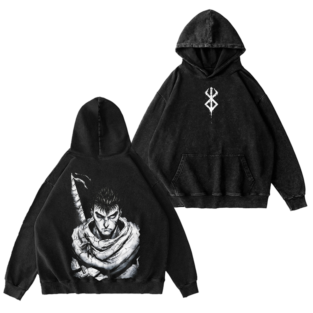 Berserk 'The Struggler Unisex Oversized T-shirt/Crewneck/Hoodie