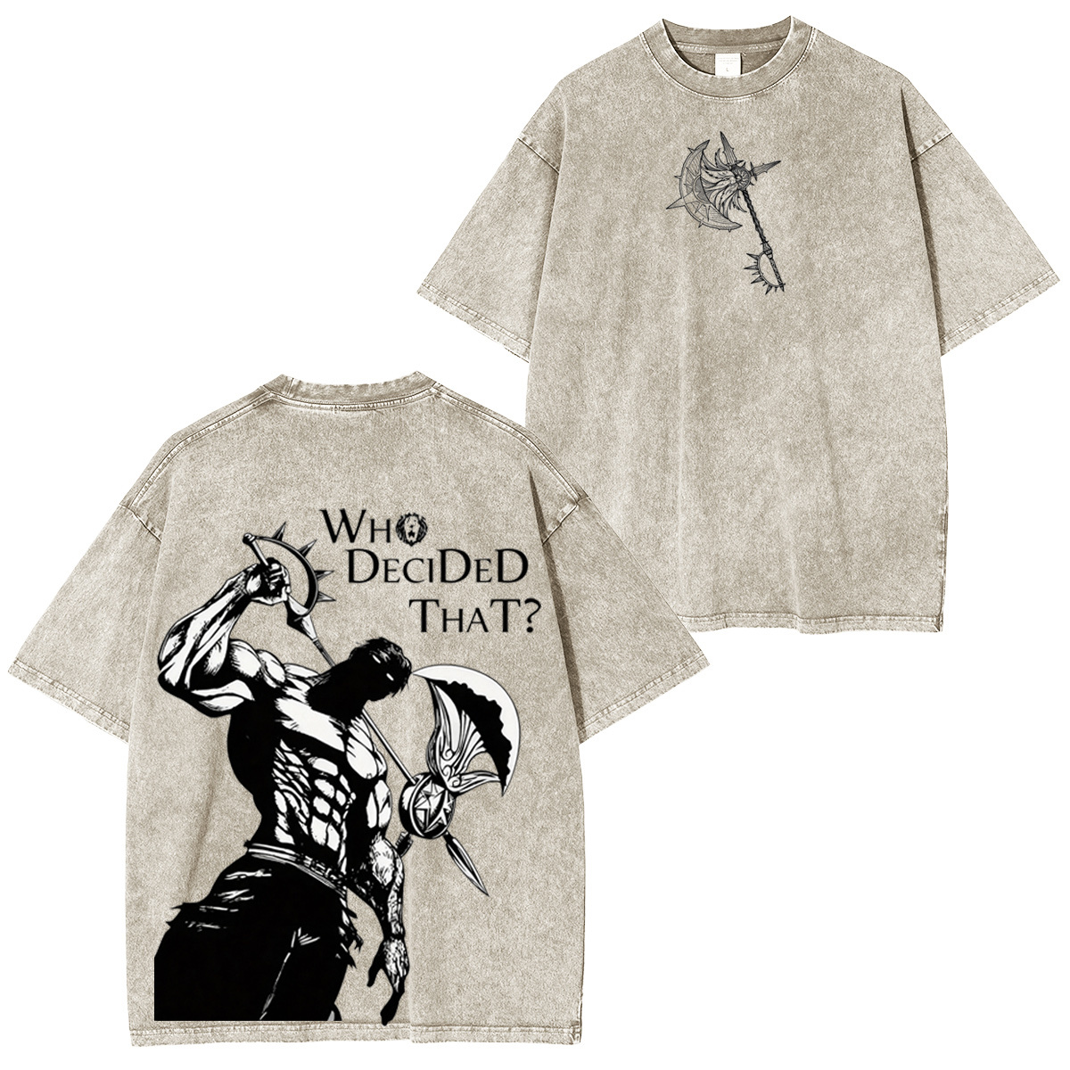 EscanorSevenDeadlySins  Oversized Washed T-shirt/Crewneck/Hoodie