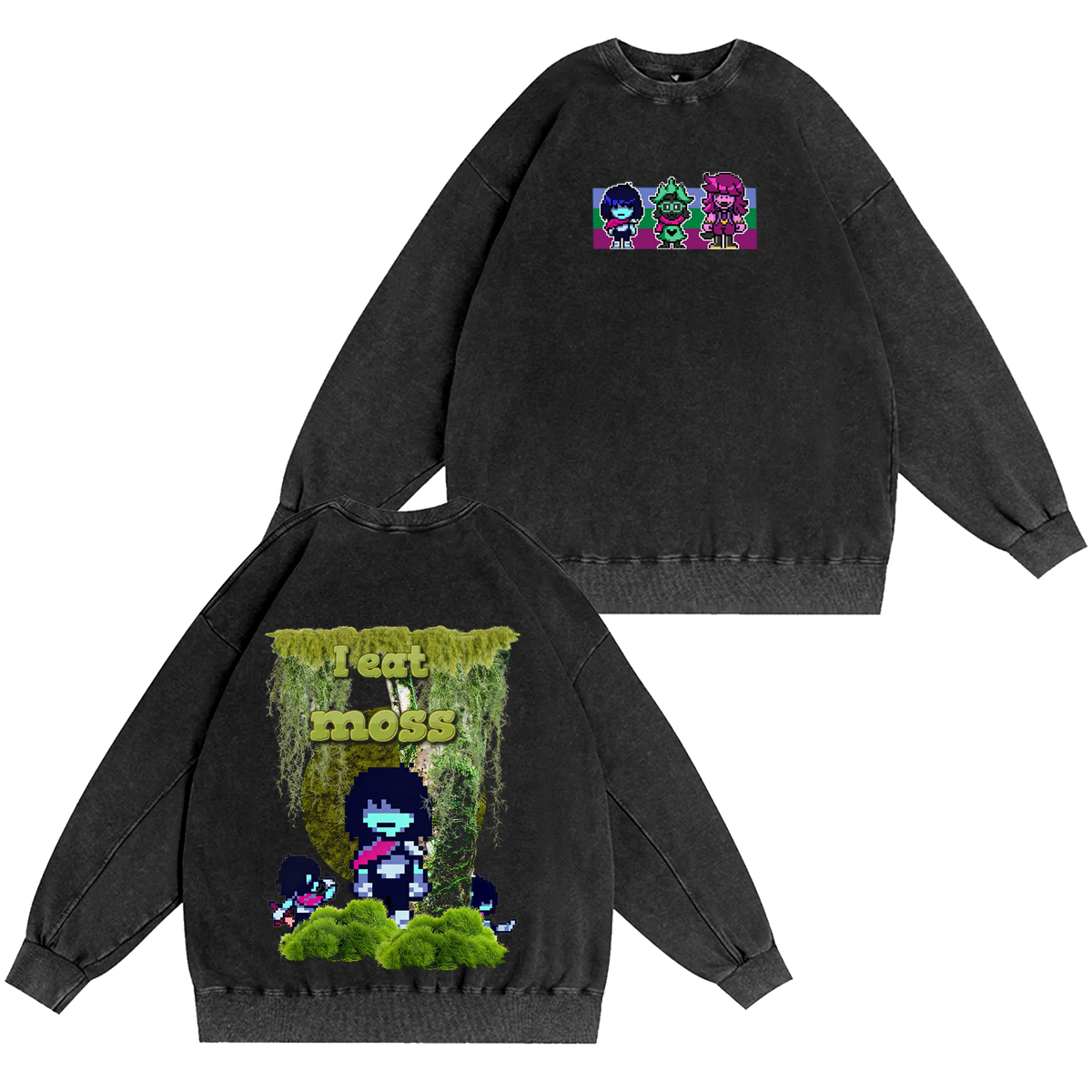 I eat moss Kris Deltarune Men Oversized T-shirt/Crewneck/Hoodie