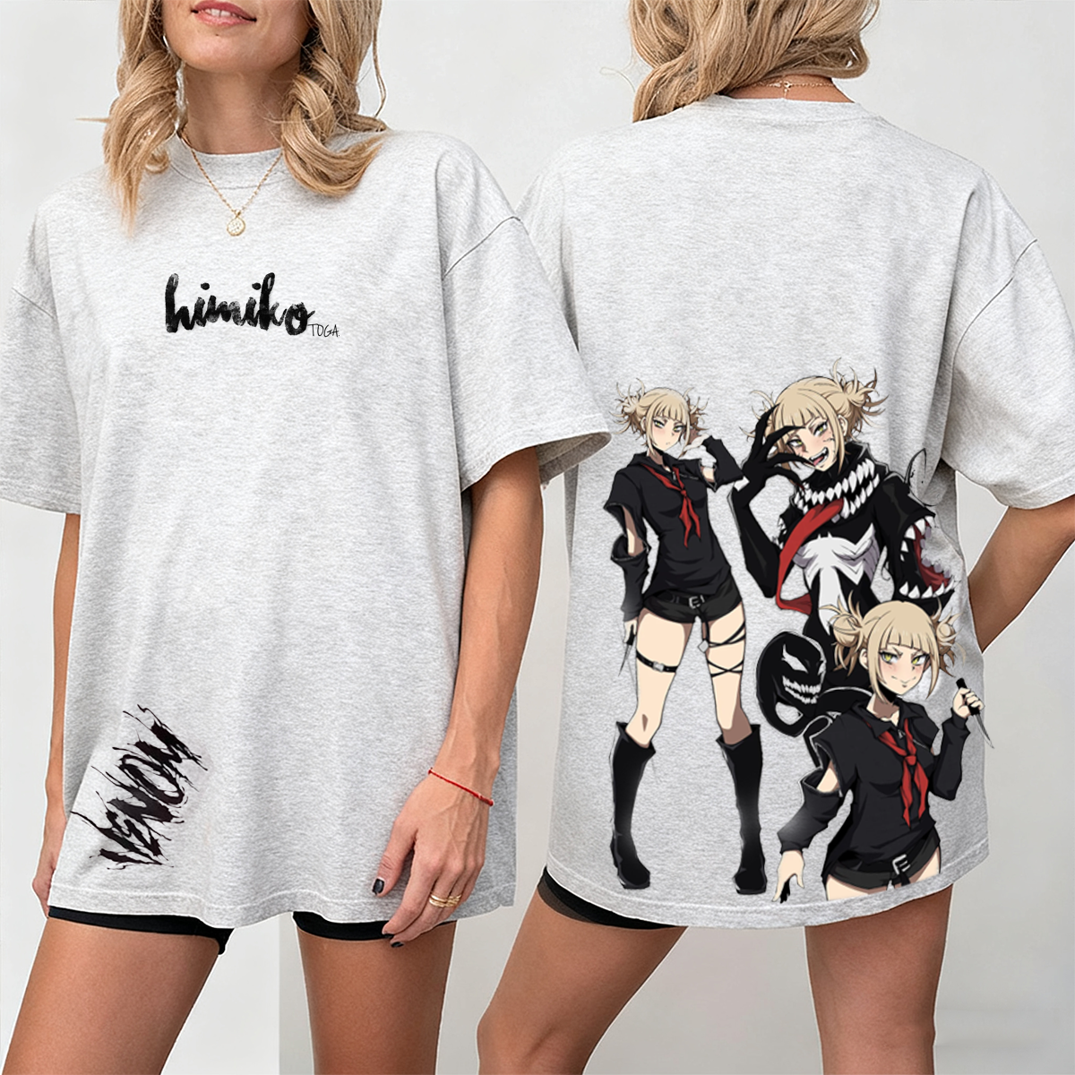 Anime My Hero Academia Himiko Toga Youth Unisex Washed T-shirt/Crewneck/Hoodie