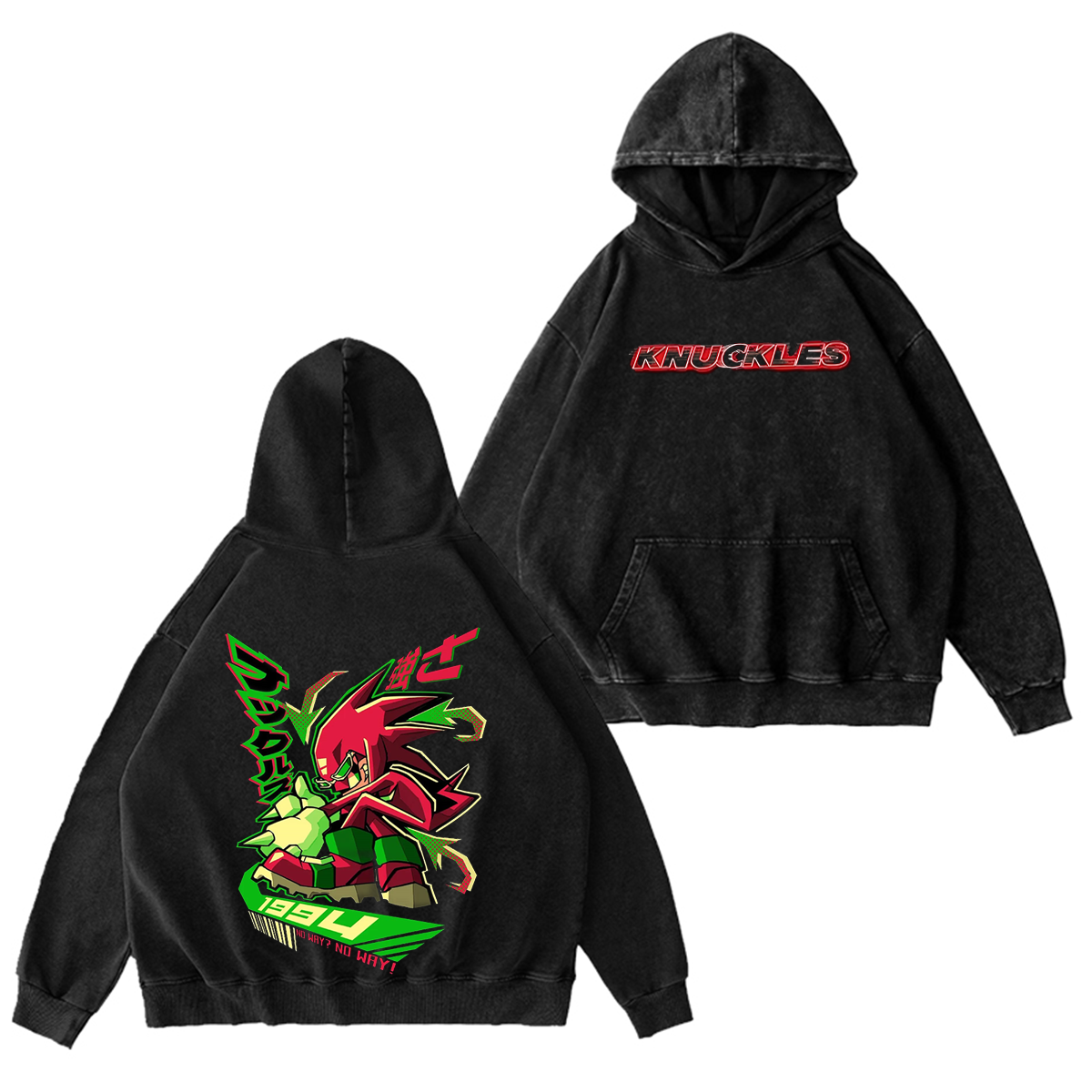 Knuckles the Echidna Variants  Oversized T-shirt/Crewneck/Hoodie