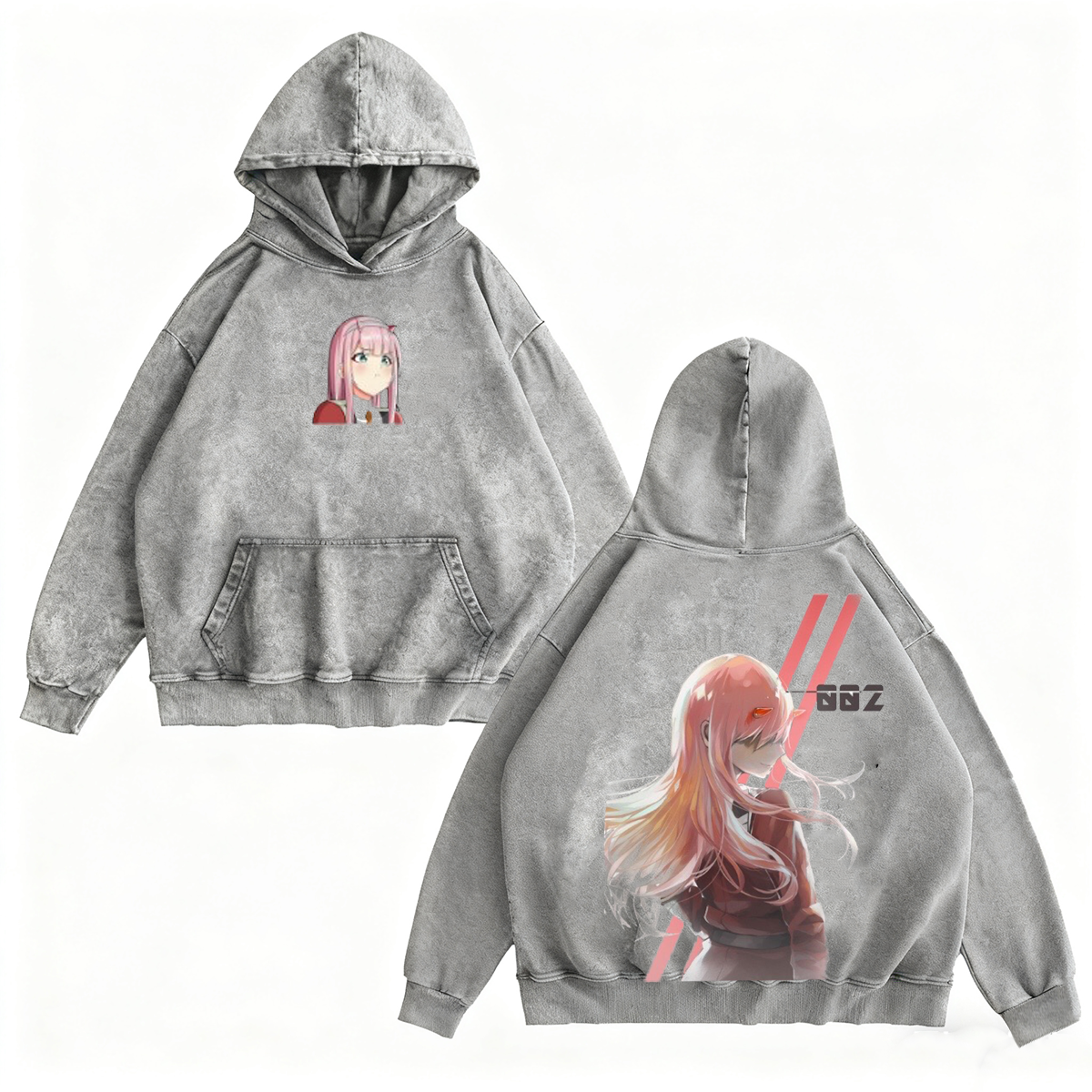 DARLING in the FRANXX Washed T-shirt/Crewneck/Hoodie