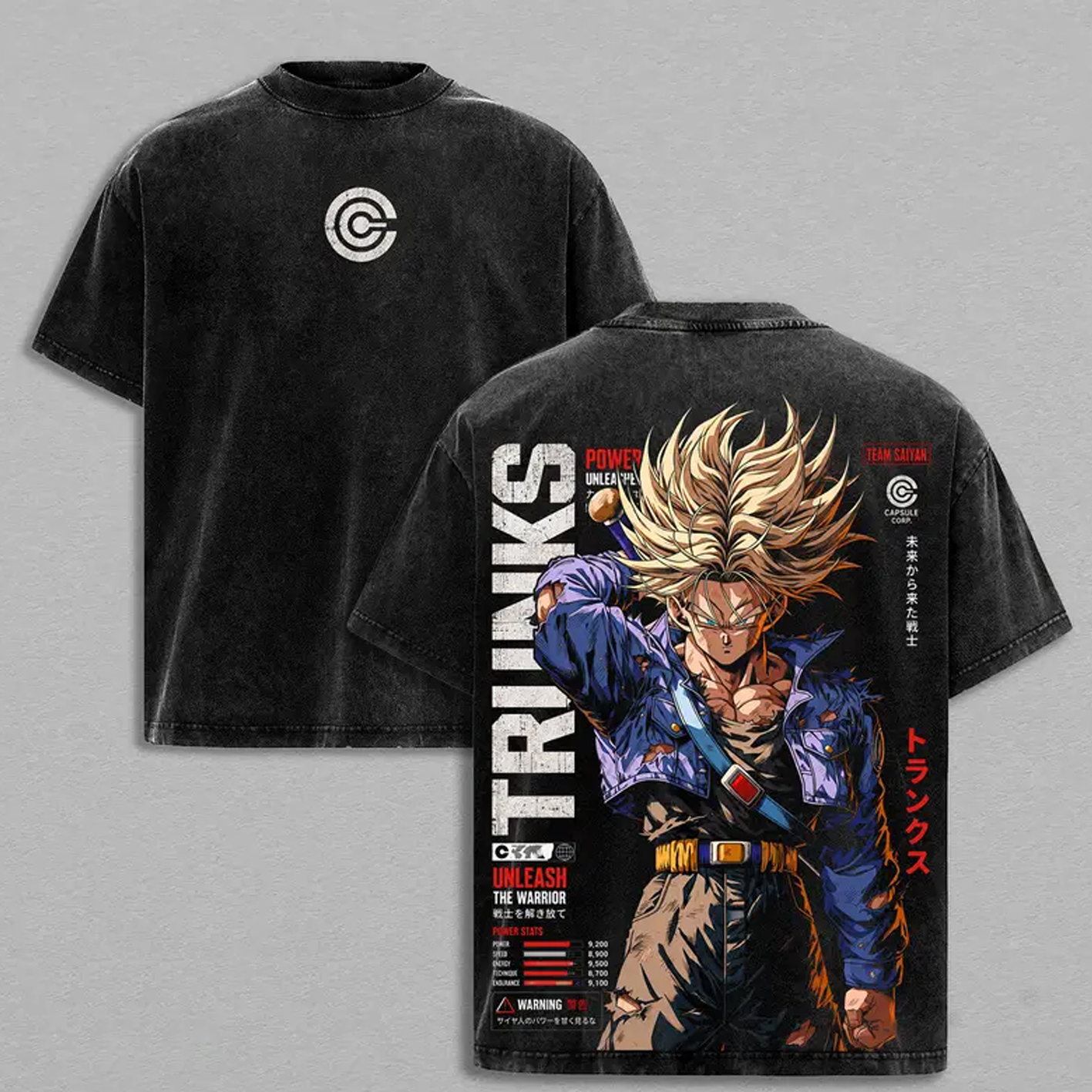Trunks Vintage Unisex  Washed T-Shirt