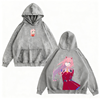DARLING in the FRANXX Washed T-shirt/Crewneck/Hoodie