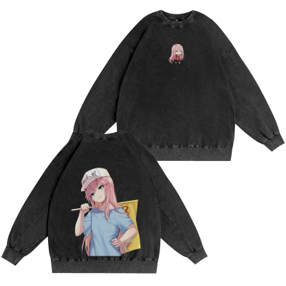 DARLING in the FRANXX Washed T-shirt/Crewneck/Hoodie