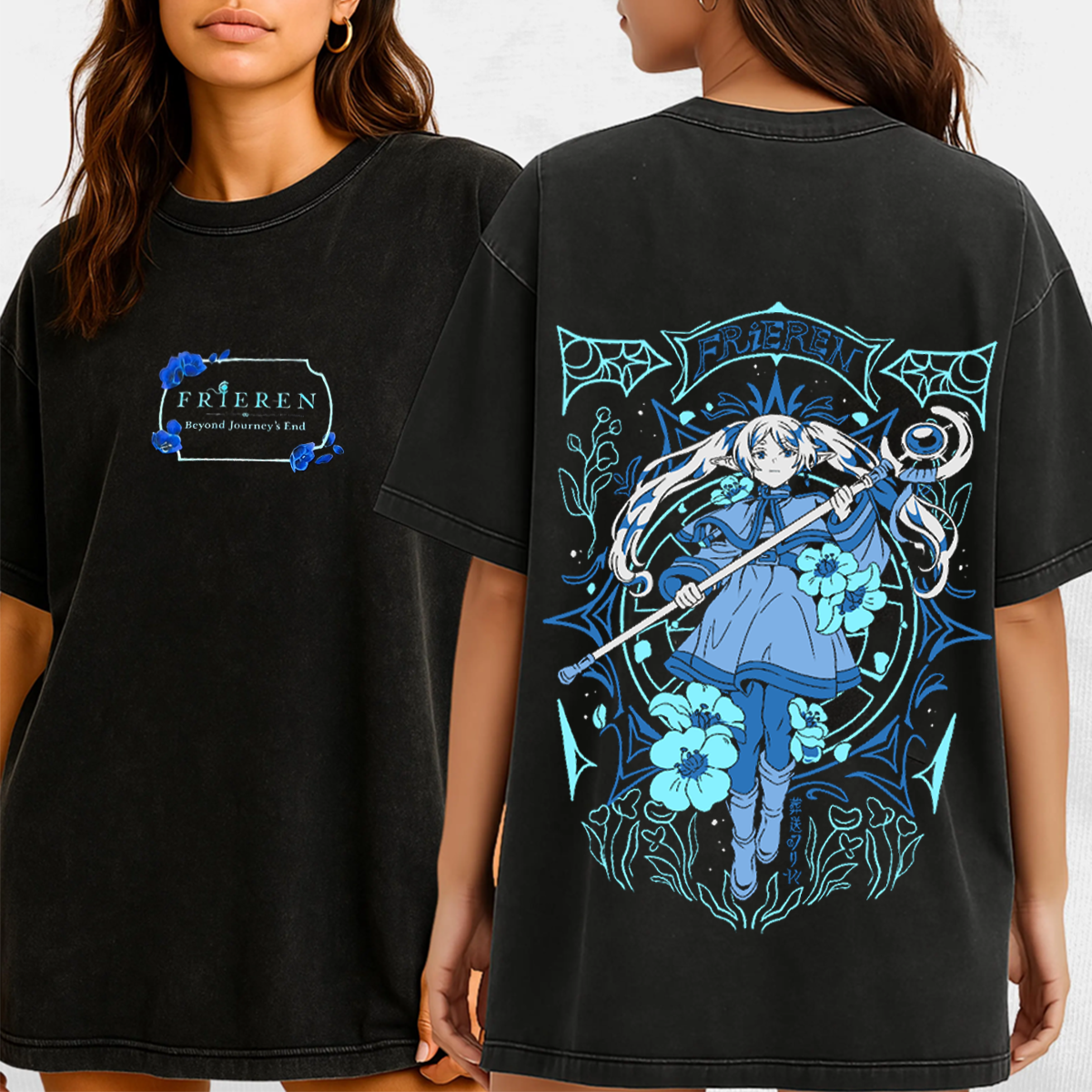 Frieren: Beyond Journey’s End Washed T-shirt/Crewneck/Hoodie
