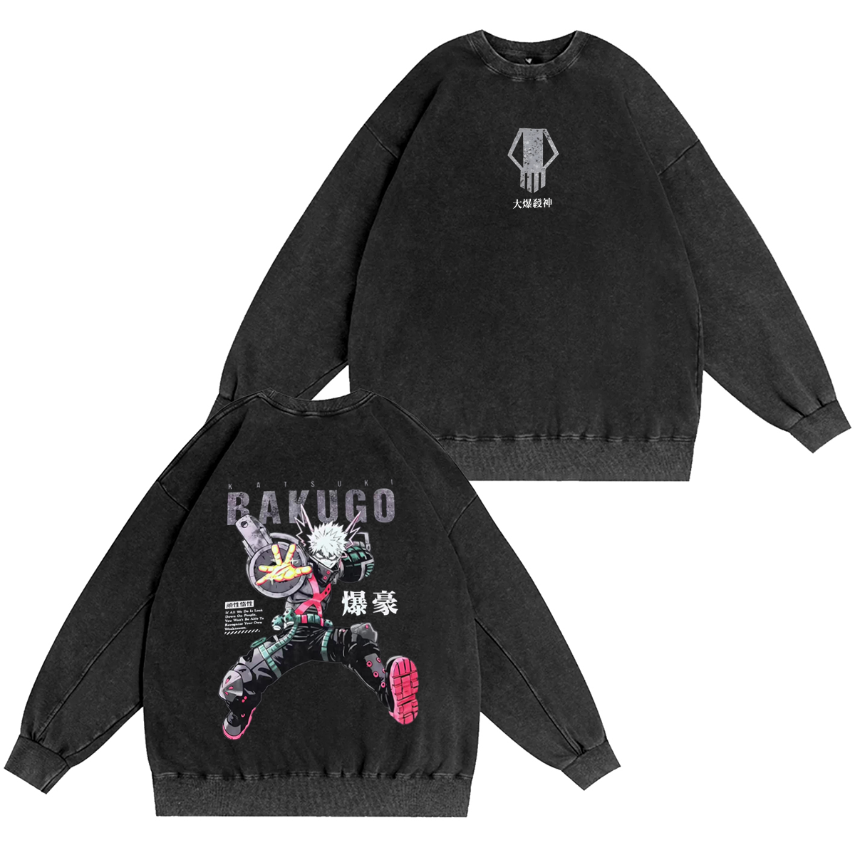 My Hero Academia Washed T-shirt/Crewneck/Hoodie