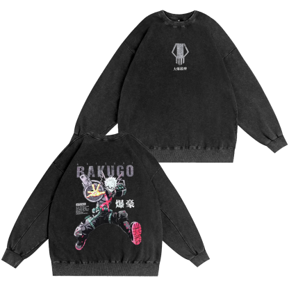My Hero Academia Washed T-shirt/Crewneck/Hoodie