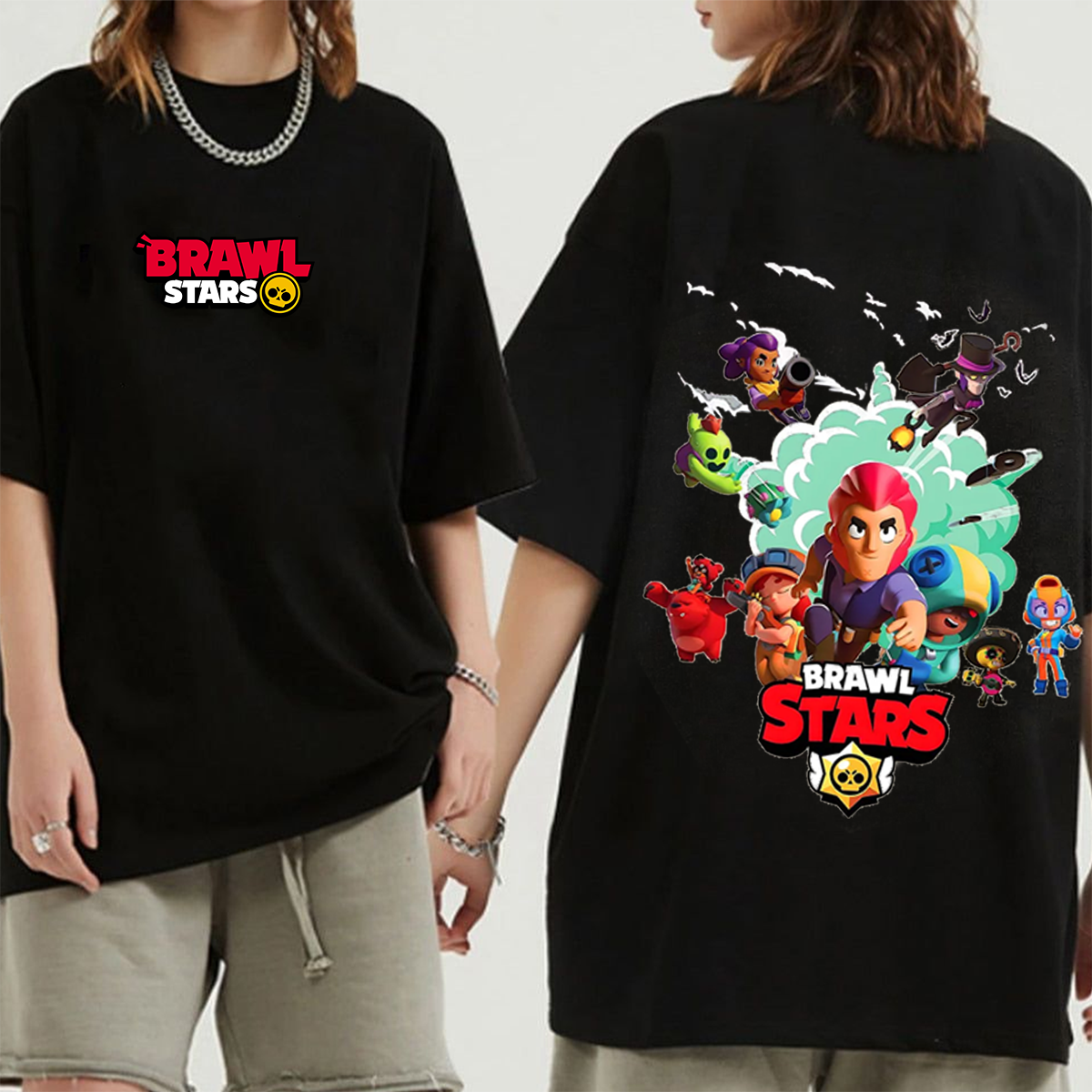Brawl Stars Game Mens Graphic Oversized T-shirt/Crewneck/Hoodie