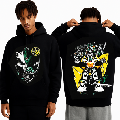 Dragonzord Green Ranger Mighty Morphin Power Rangers Vintage Washed T-shirt/Crewneck/Hoodie