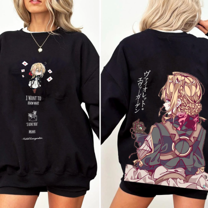Violet Evergarden Vintage Washed T-shirt/Crewneck/Hoodie