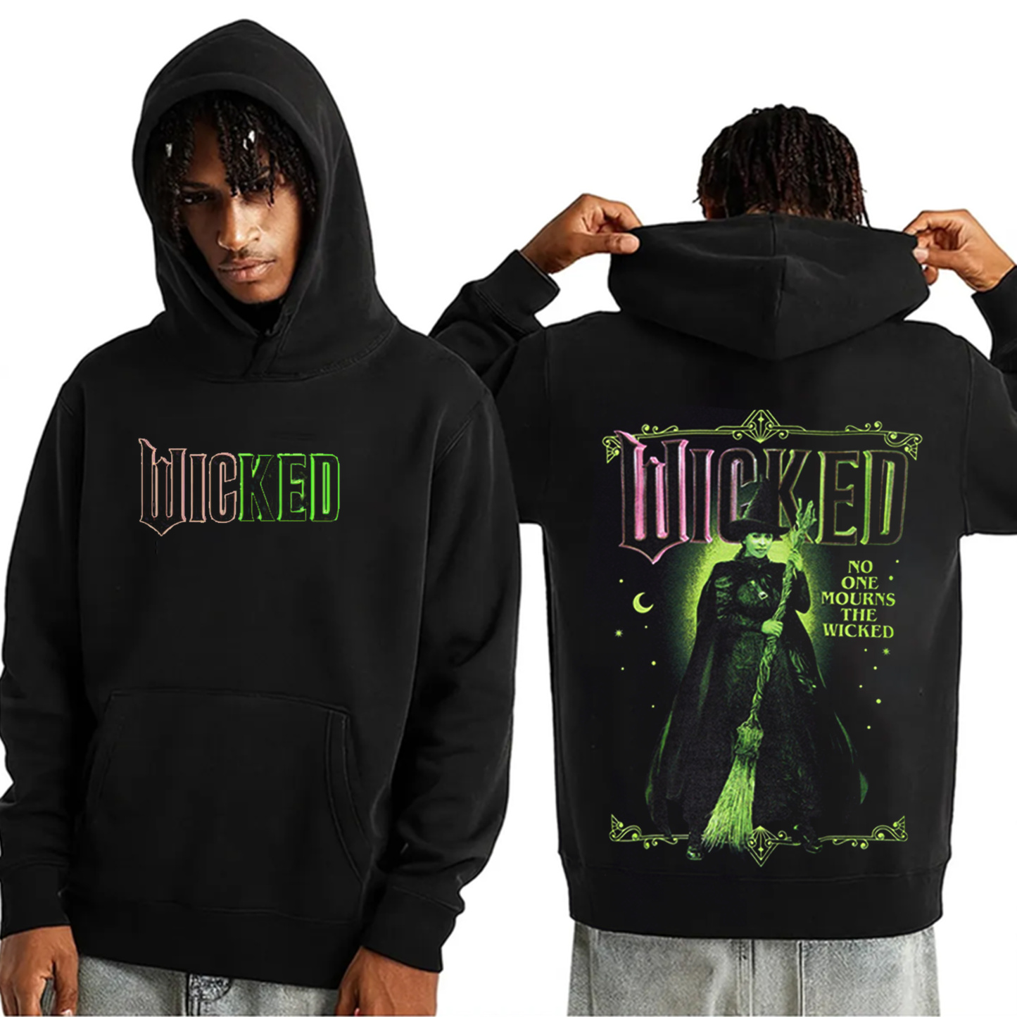 Wicked Elphaba Portrait Women's Oversized Washed T-shirt/Crewneck/Hoodie