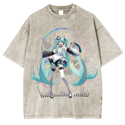 Hatsune Miku Vintage Washed T-shirt/Crewneck/Hoodie