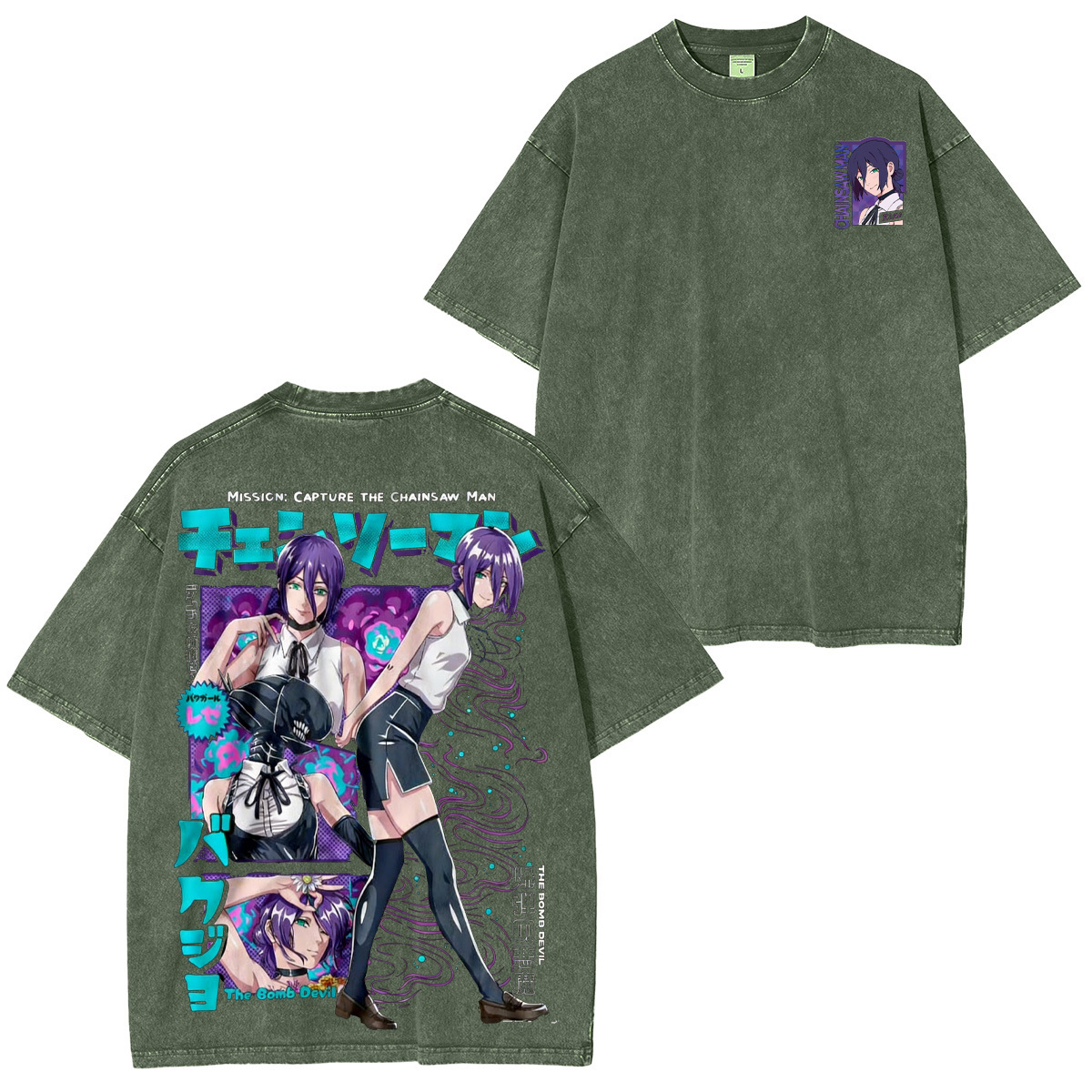 Reze Chainsaw Man Oversized T-shirt/Crewneck/Hoodie