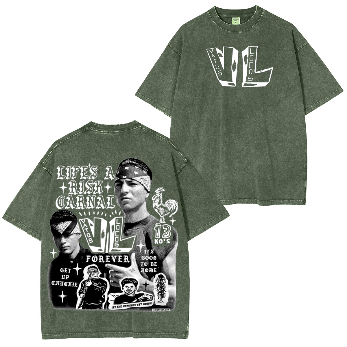Vatos Locos World Oversized T-shirt/Crewneck/Hoodie
