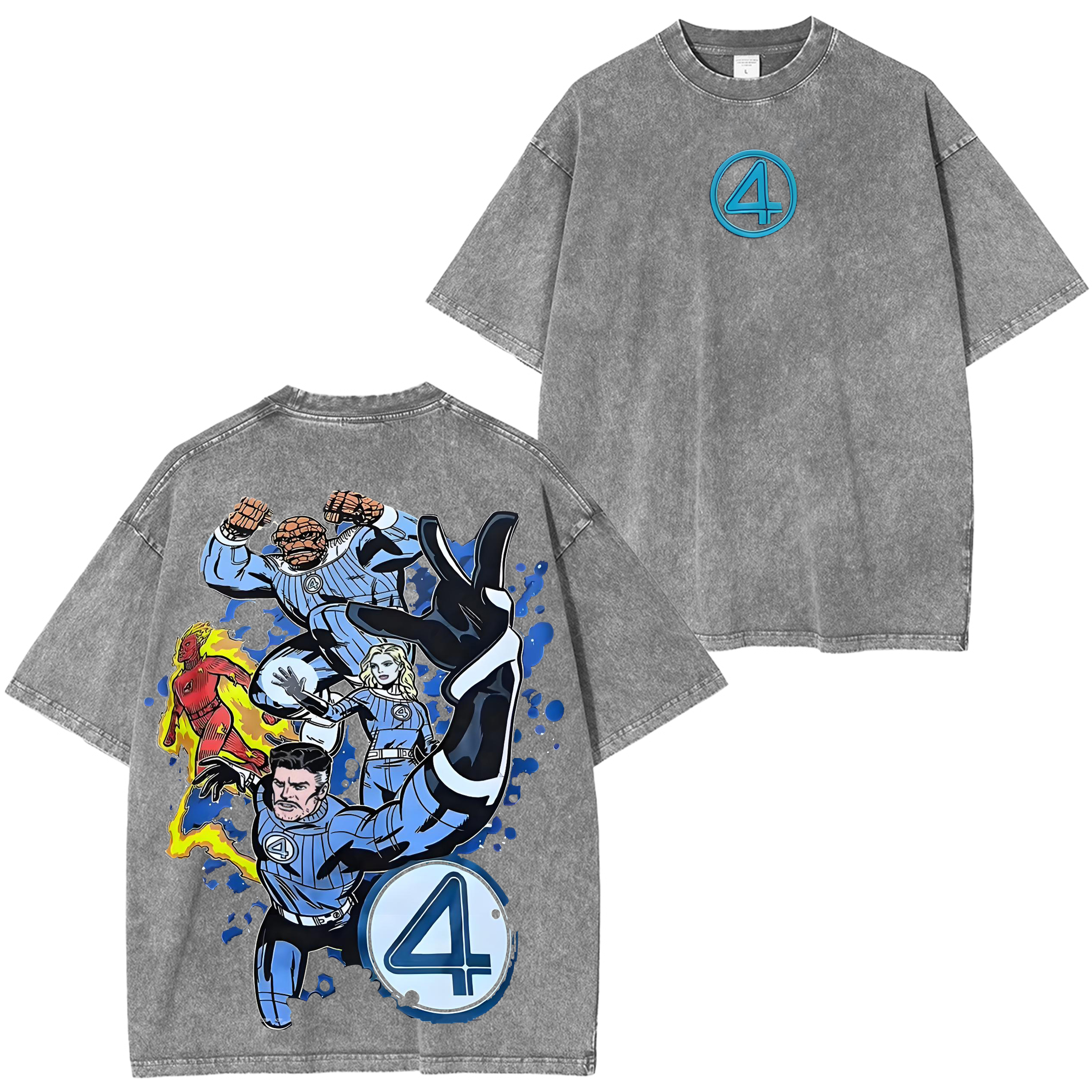 Fantastic Four Vintage Washed T-Shirt