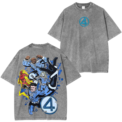Fantastic Four Vintage Washed T-Shirt
