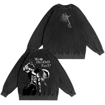 EscanorSevenDeadlySins  Oversized Washed T-shirt/Crewneck/Hoodie