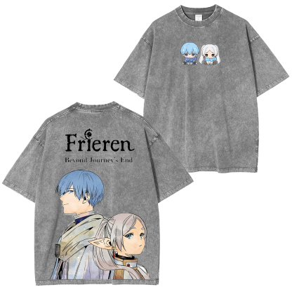 Frieren: Beyond Journey's End Vintage Washed T-shirt/Crewneck/Hoodie