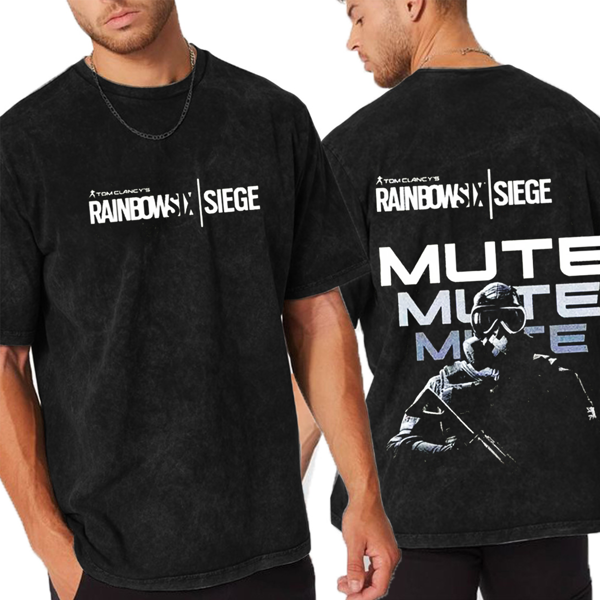 Vintage Strategy Shooting Game Vintage Unisex  Washed T-Shirt