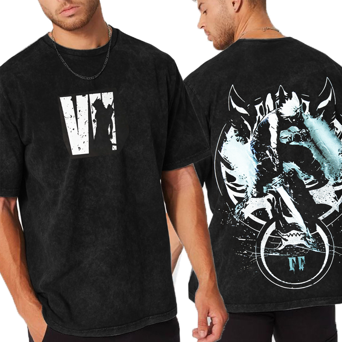 Final Fantasy VII Vintage Unisex  Washed T-Shirt