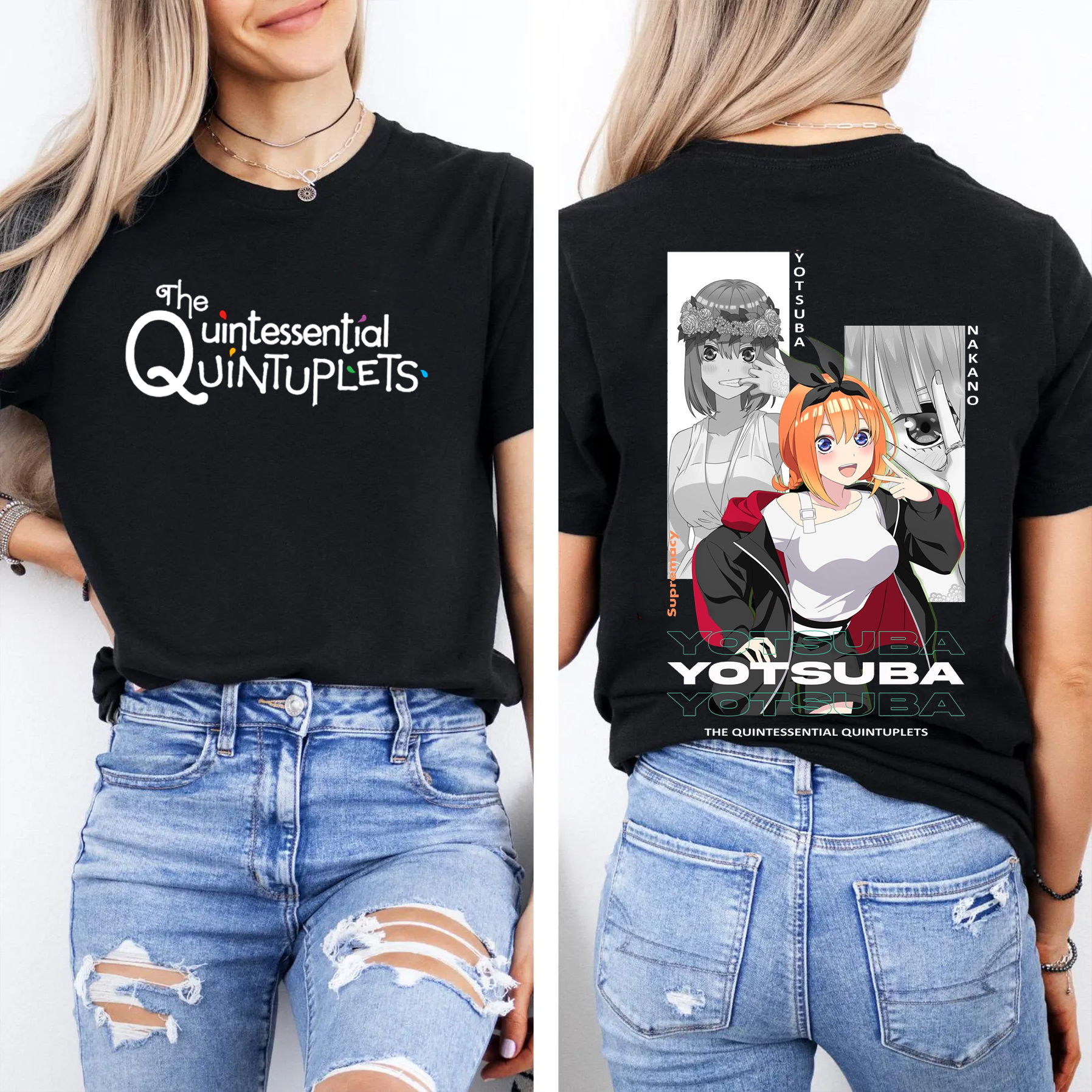 Yotsuba Nakano-The Quintessential Quintuplets Oversized T-shirt/Crewneck/Hoodie