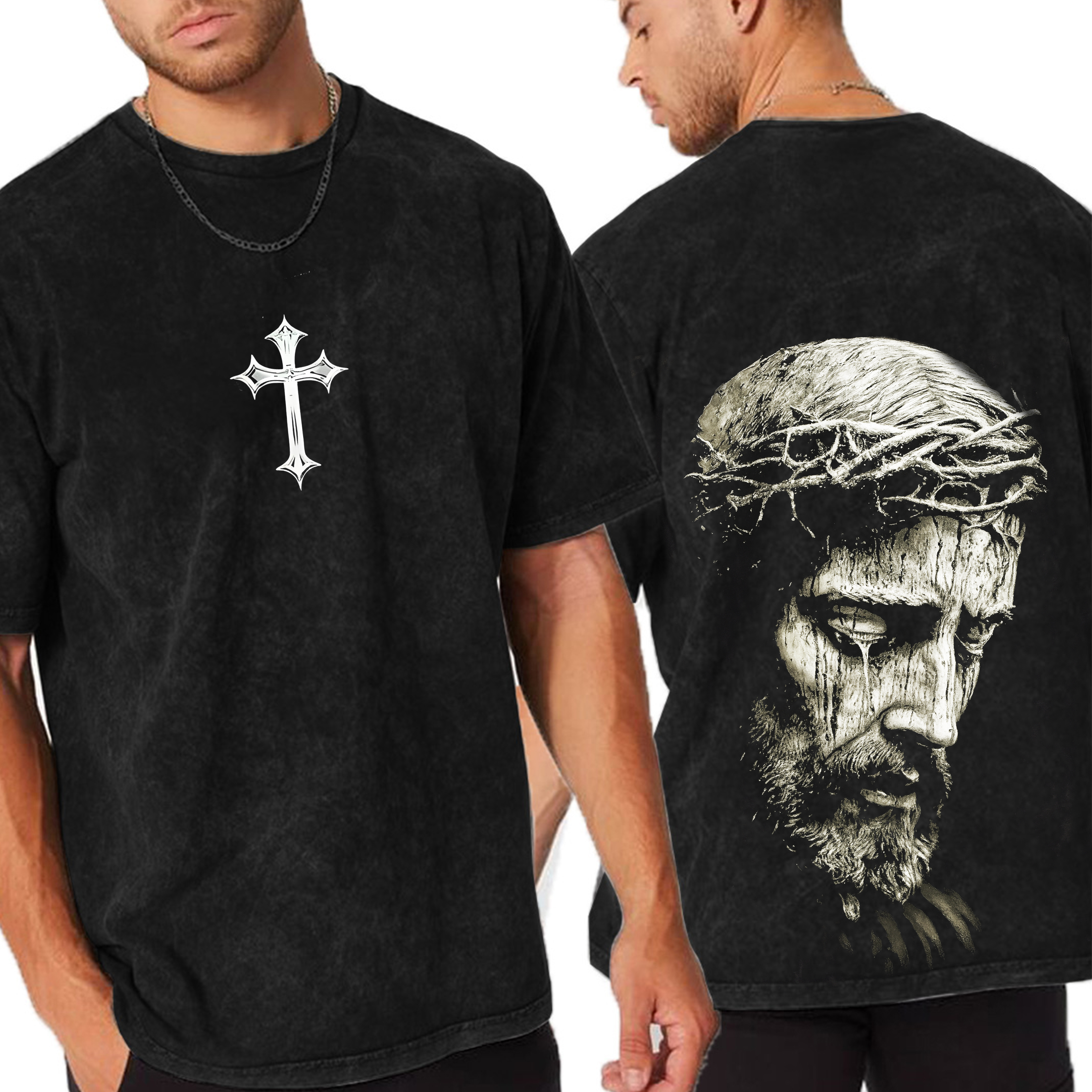 Vintage Jesus Oversize T-Shirt