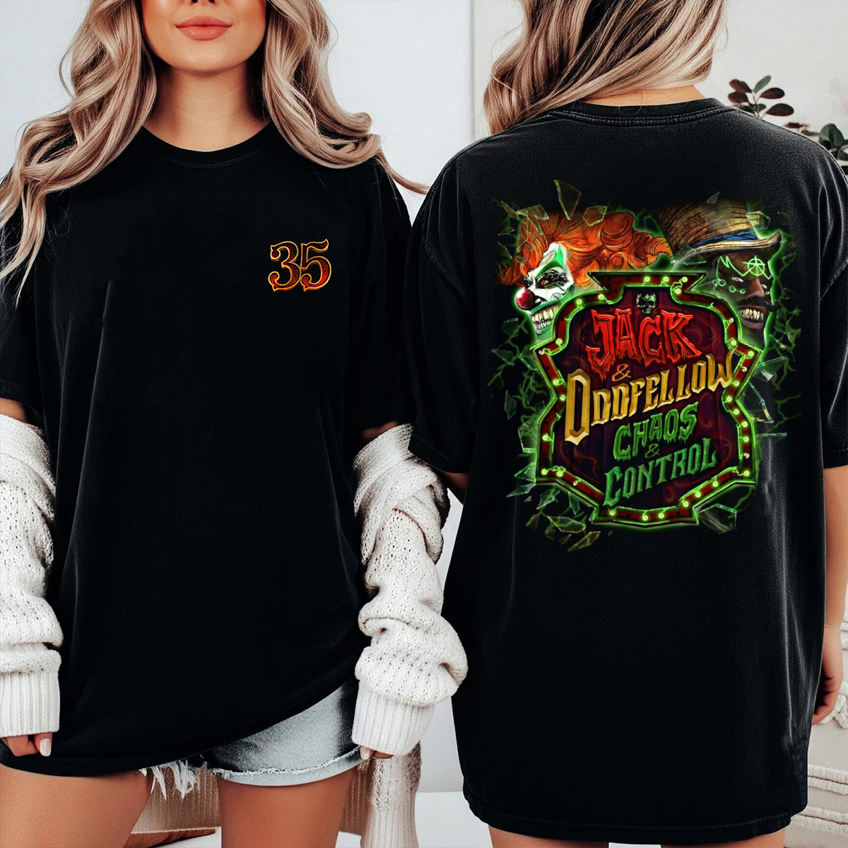 Halloween Horror Nights 2026 Coming Unisex Washed T-Shirt