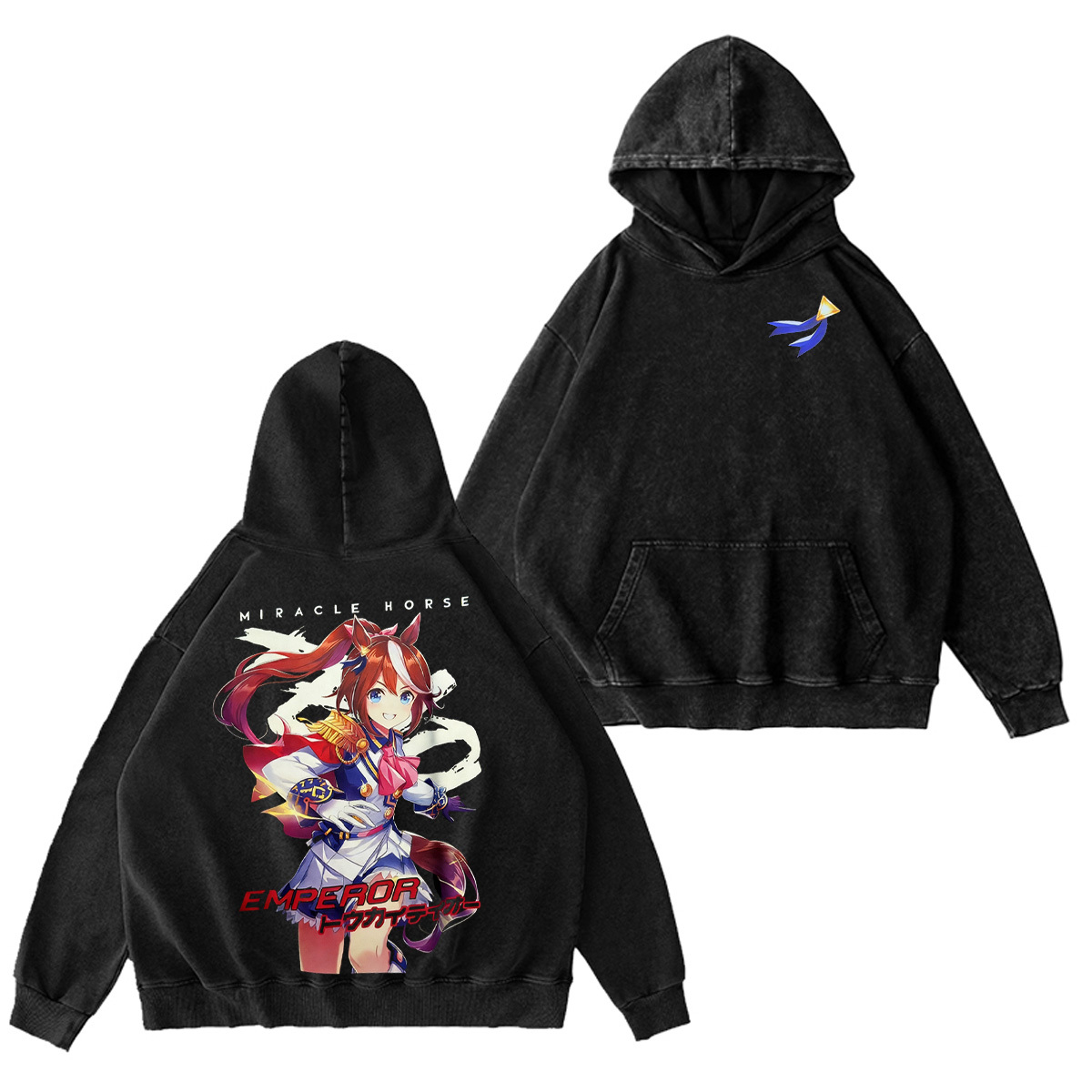 Tokai Teio Uma Musume Pretty Derby Washed T-shirt/Crewneck/Hoodie